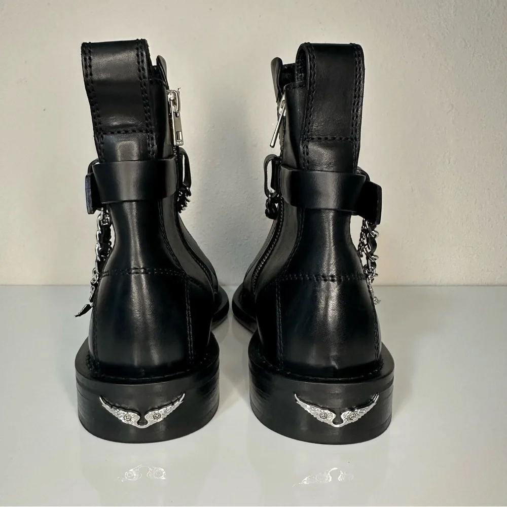 Zadig & Voltaire Black Leather Sole